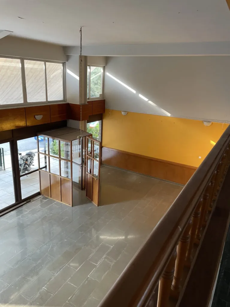 The restaurant before the renovation