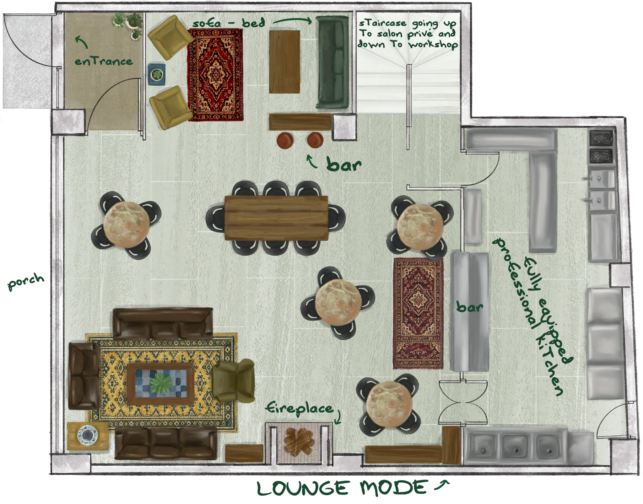 Apart Club House – Clubhouse Lounge Mode V2