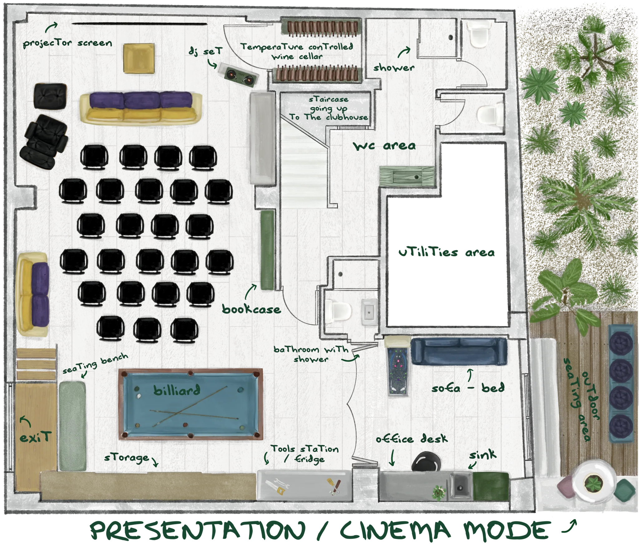 Apart Club House – Workshop Cinema Mode